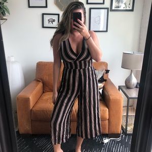Striped Jumpsuit